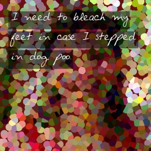 Bleach feet intrusive thought